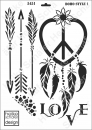Schablone-Stencil A3 423-5451 Boho Style